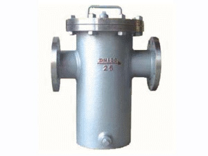 法兰连接直通篮式过滤器
